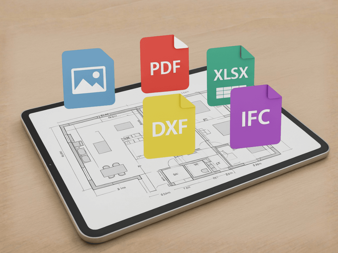 Export en formats professionnels