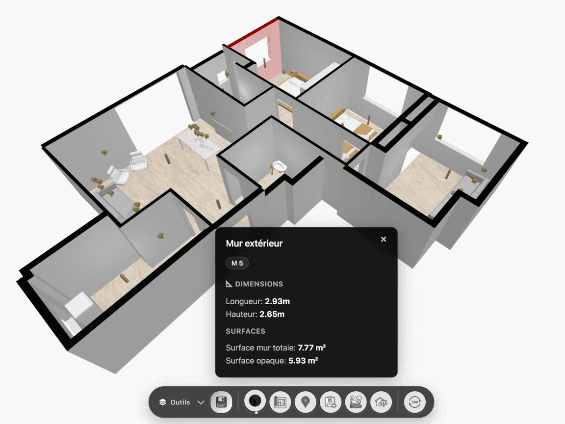 Maquette numérique 3D intéractive