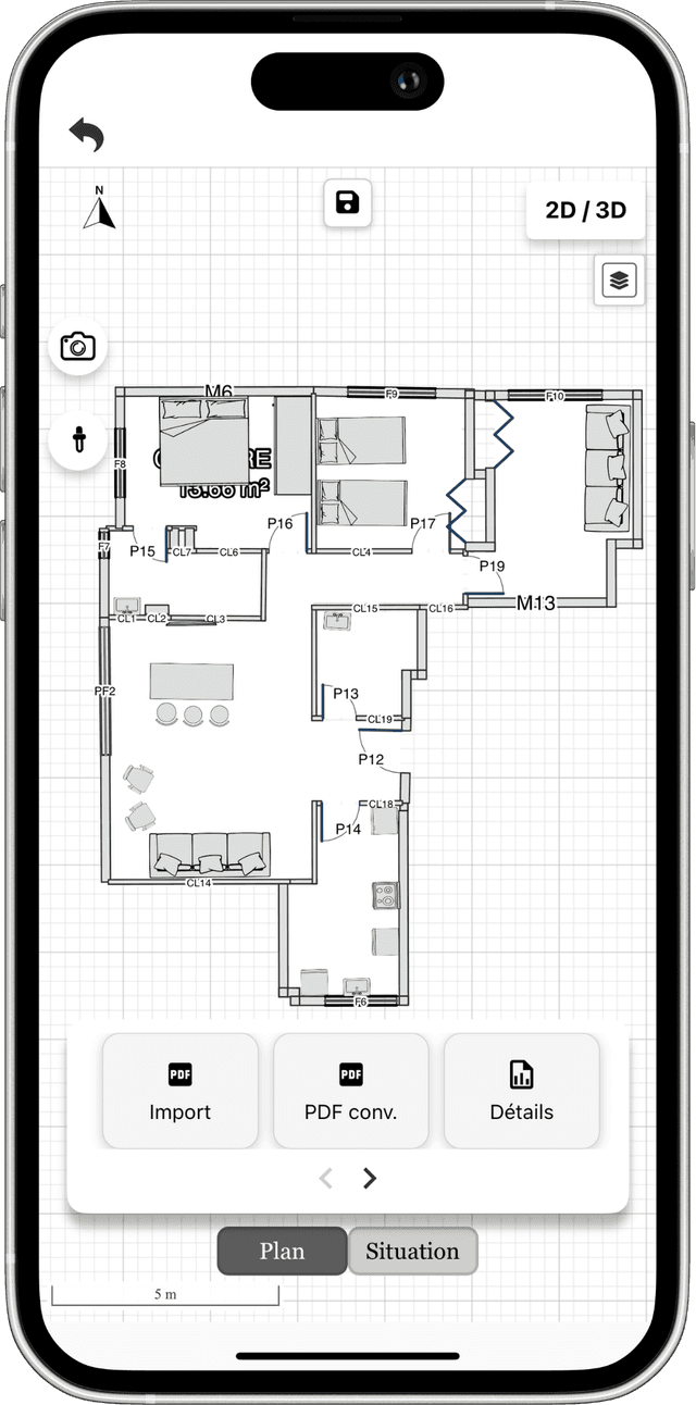 Aperçu de l'application